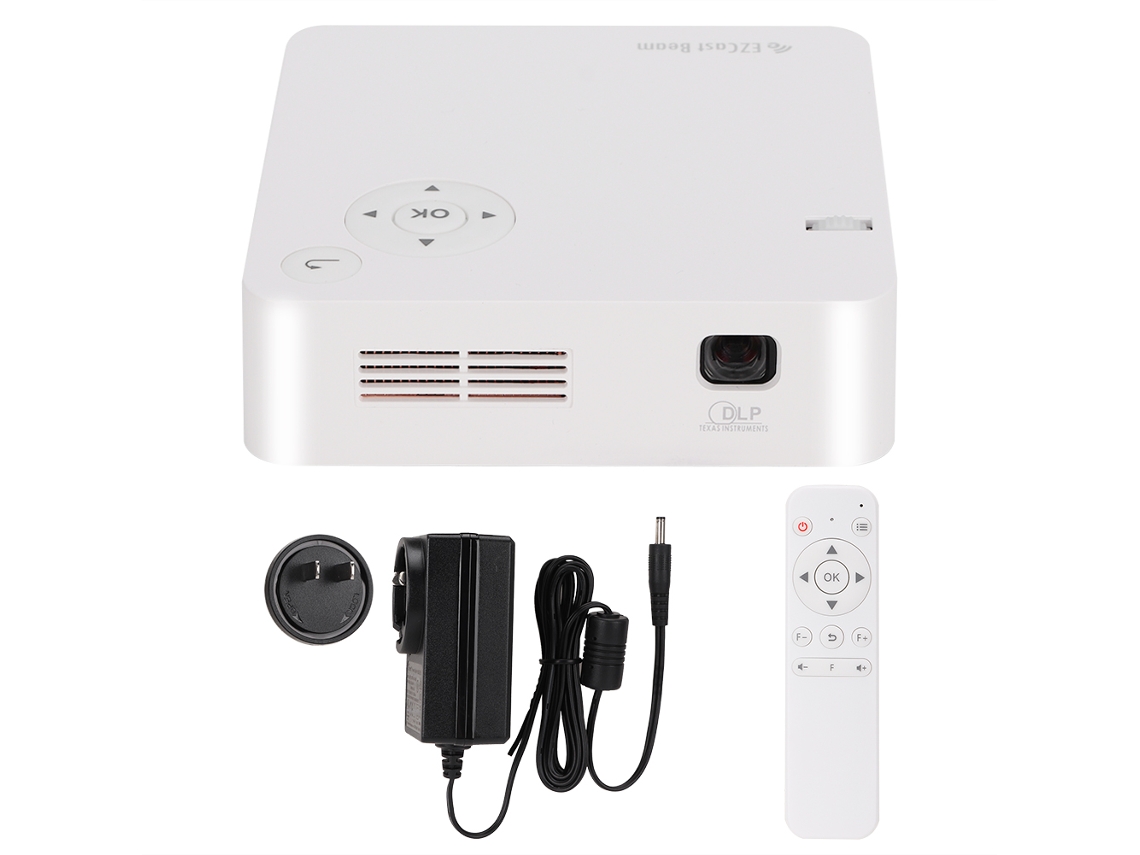 Miniproyector LED HD portátil de 1080p para cine en casa