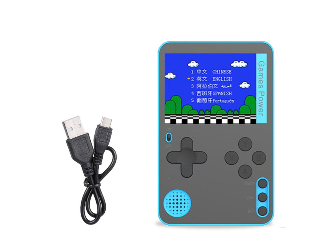 Miniconsola Retro Con 500 Juegos Clásicos, Portátil, Con Carga Usb, Para Niños Y Adultos.
