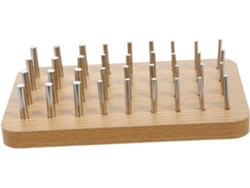 Tablero De Madera Perforado Para Desarrollar La Destreza Manual Y Mejorar La Coordinación De Las Manos.