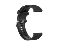 Correa de Reloj para Garmin Forerunner 245 Silicona Negra con Re INF