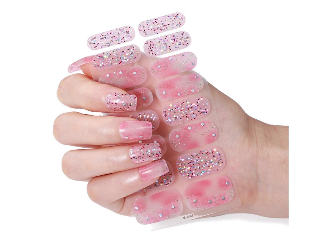 Tiras de esmalte de uñas, pegatinas para decoración de uñas, geles navideños, tiras de uñas, pegatinas para esmalte de uñas, envolturas para uñas, decoración de uñas Nostalgia88