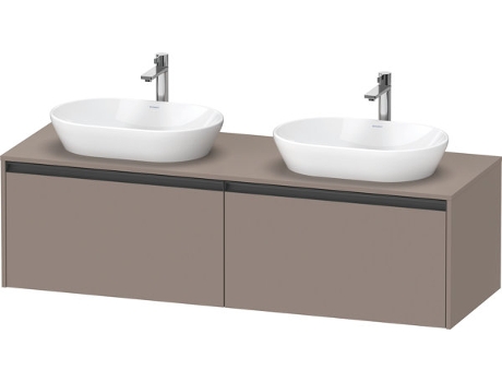 Mueble DURAVIT Ketho.2 bajo lavabo hueco para lavabo en ambos lados 1600x459x550mm K24889B