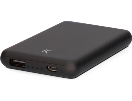 Powerbank KSIX BXBA5000SM03 (5000 mAh - USB - USB-C - 2 USB-A - Negro)