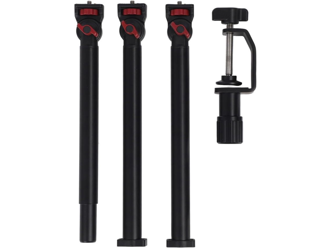 Brazo Articulado Con 3 Secciones Y Tornillos De 1/4, 3/8 Y 5/8 De Pulgada, Cabezal Giratorio De 360 Grados.