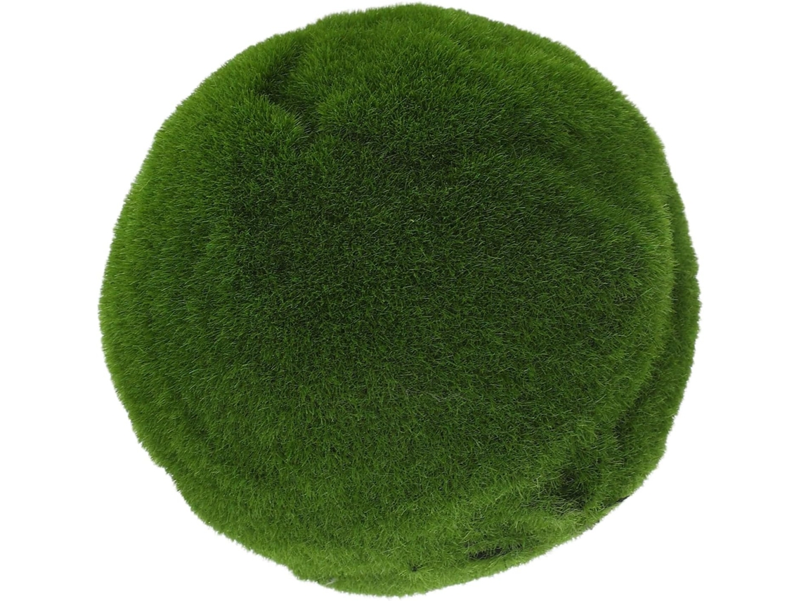 Bola De Musgo Artificial Verde De 10 Cm, Decoración Versátil Para El Hogar, Ideal Para Mesas, Vitrinas Y
