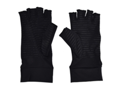 Guantes De Compresión Para Artritis Con Cobre, Reducen El Dolor De Manos, Recuperación De Medio Dedo, Unisex.
