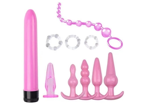 Plug Anal PETHUEL Starter Kit 10 piezas XYX-H8-0426-2 Rosa