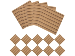 30 Paneles Decorativos De Madera Para Pared De 30x30 Cm, Autoadhesivos, Impermeables, Piezas Para