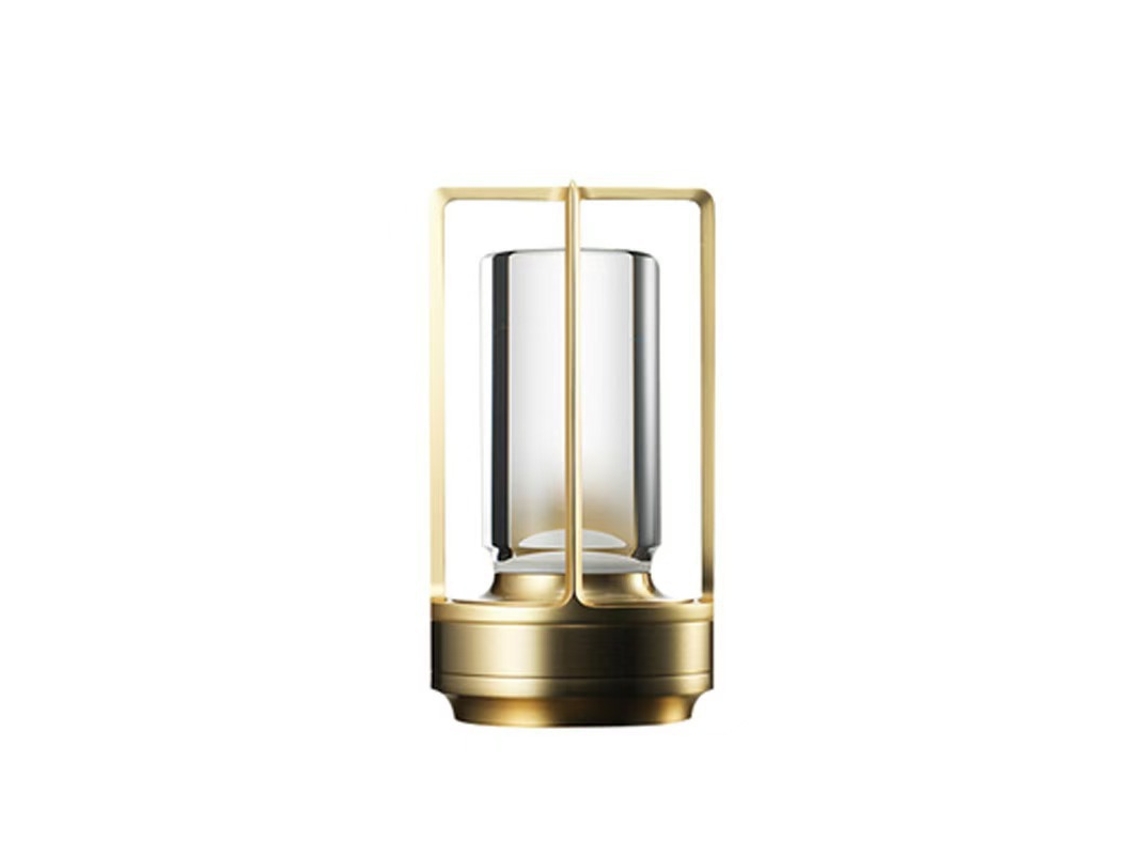 Lámpara De Mesa Led Inalámbrica Con Atenuador, Metal