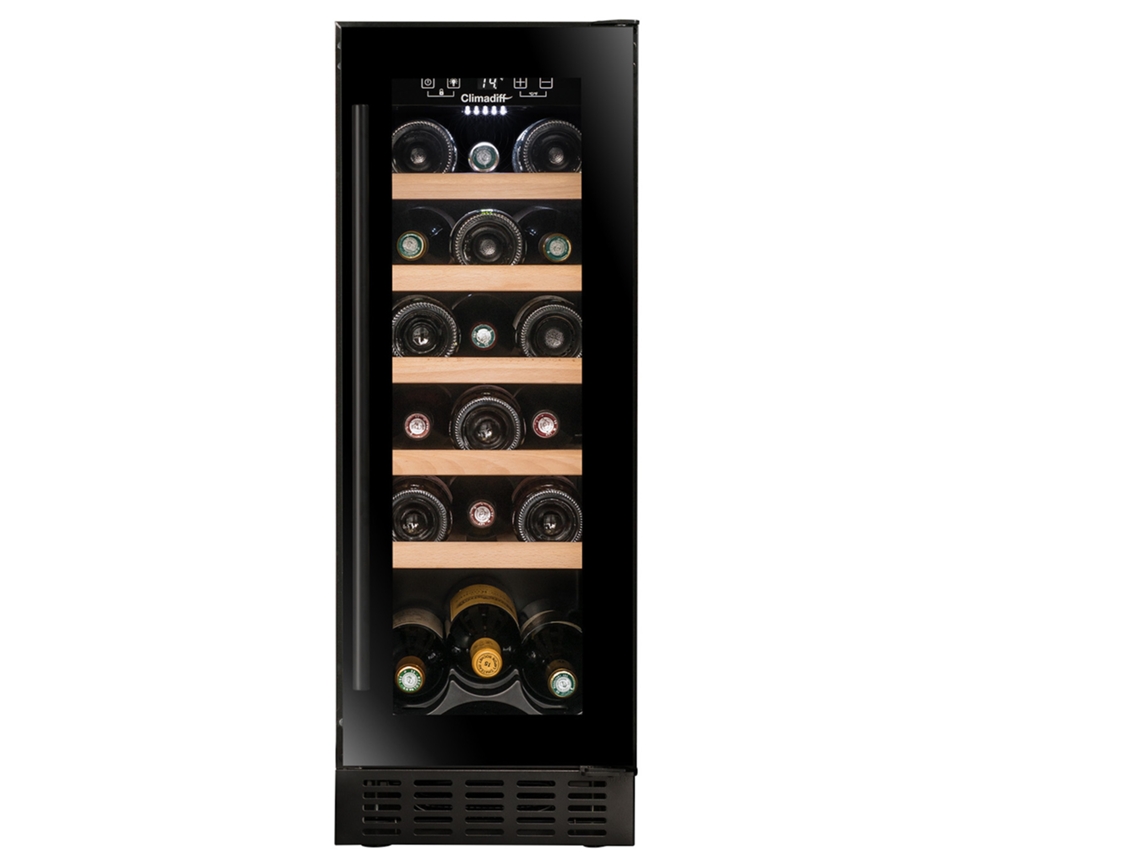 Vinoteca Integrable CLIMADIFF CBU20S2B (20 botellas - Negro)