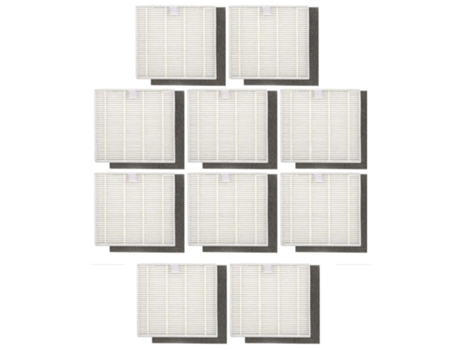 Filtro Hepa para Robot aspirador Ilife V8 V8S, Kit de accesorios de repuesto para Robot aspirador, filtros de esponja, 10 piezas