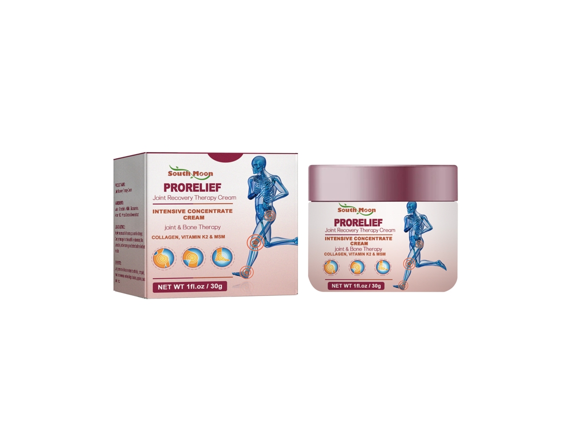 La crema reparadora South Moon alivia el dolor de rodilla y de espalda baja.