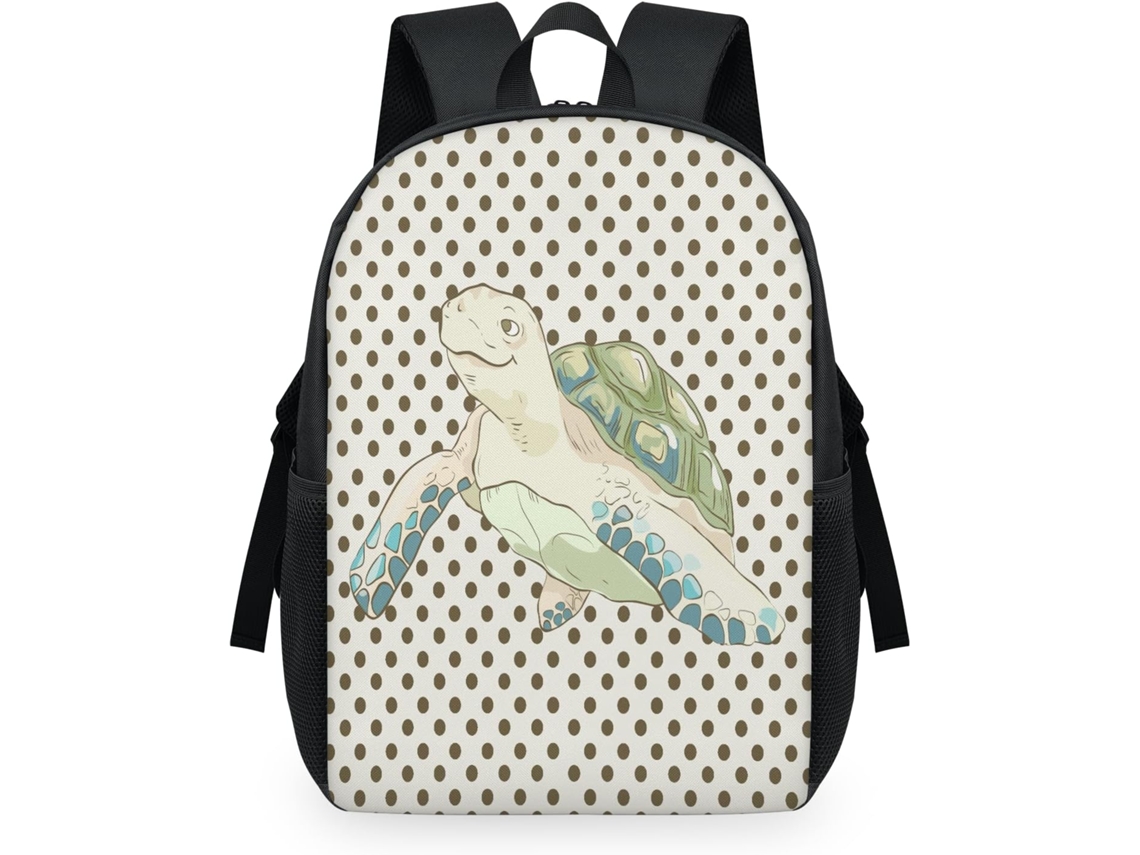 Mochila Tropicallife Estampado Tortuga Marina Lunares Para Niños Niñas Hombres Mujeres Mochila Escolar Info