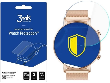 Protector Cristal Templado Huawei Watch Gt 2 42 mm 3MK Flexible