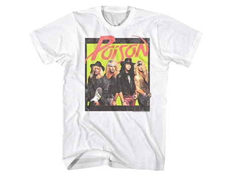 Camiseta ROCKINSTONE de veneno de foto de grupo (Algodón - XXL)