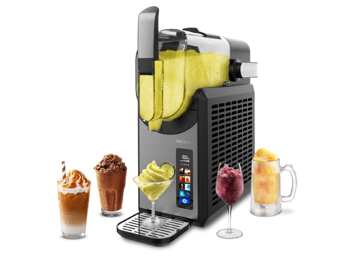 Cecotec Máquina De Granizado Heladera 2,6l Twist&amp;ice 2600. 220w, Bebidas En 15-60mins, 1,9l Para Ingredientes, Control Táctil