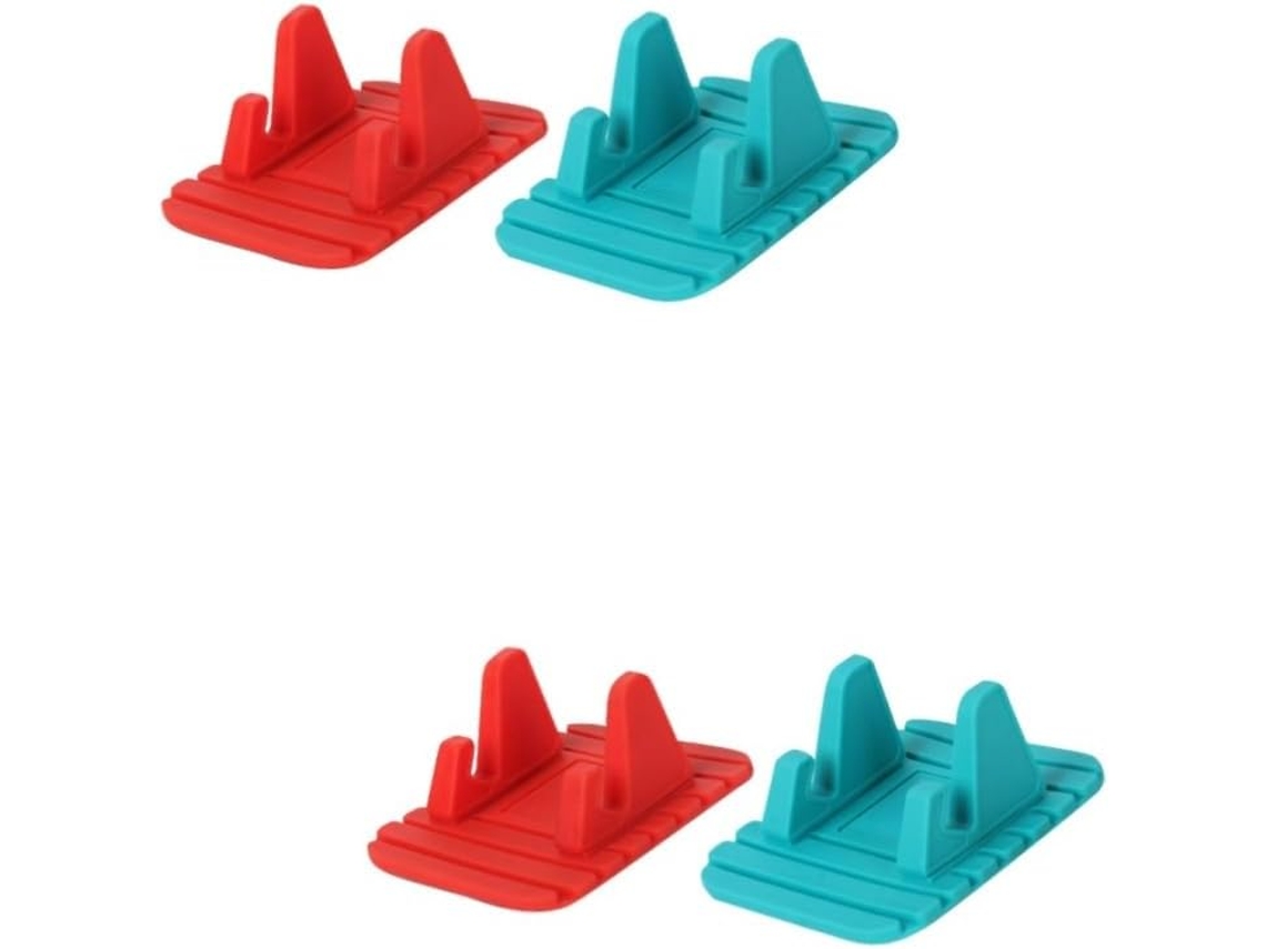 Juego De 4 Soportes De Silicona Antideslizantes Para Teléfono Móvil Para Coche
