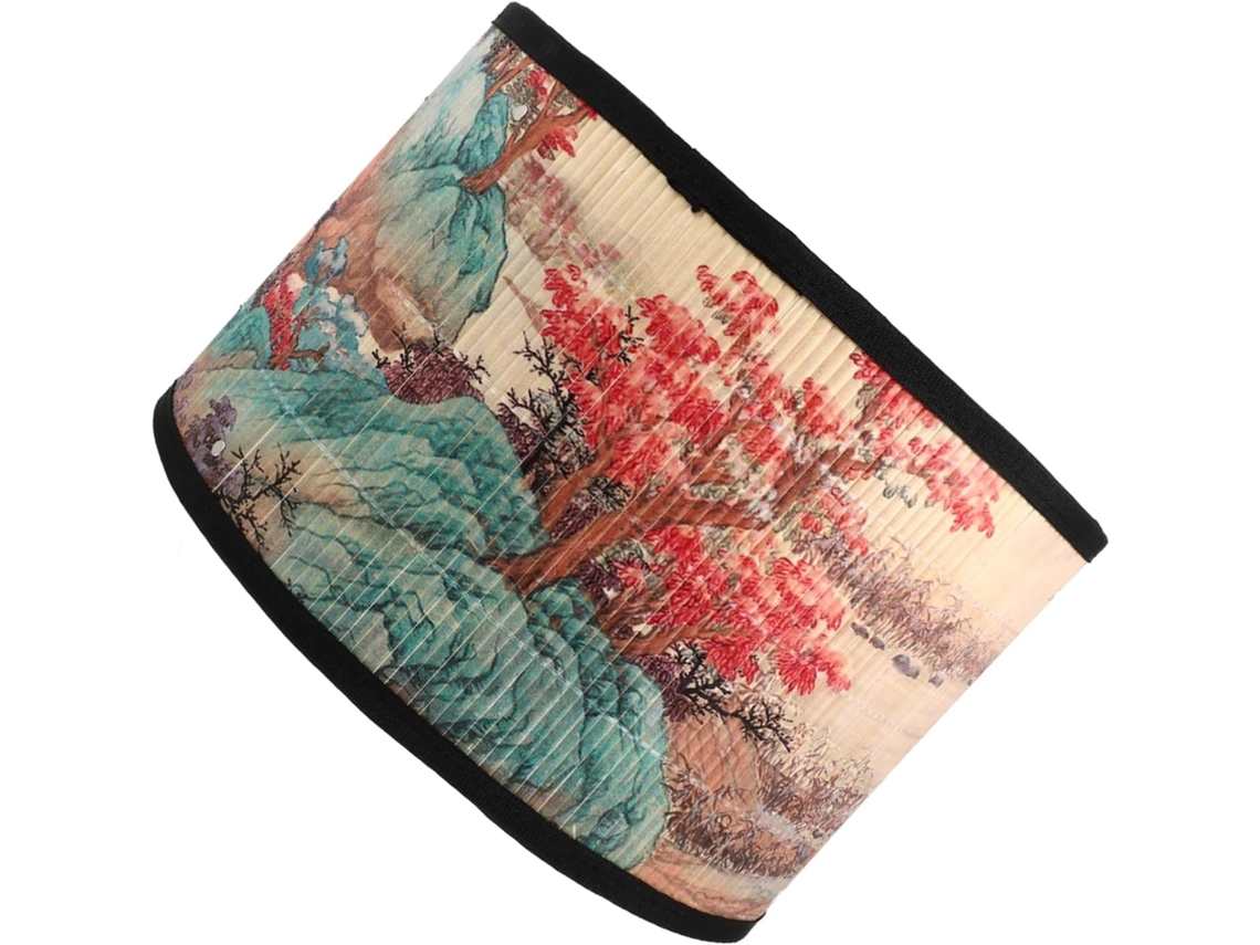Lámpara colgante china con biombo plegable para decoración de interiores, ambiente acogedor, fácil de instalar. SFUSHOS