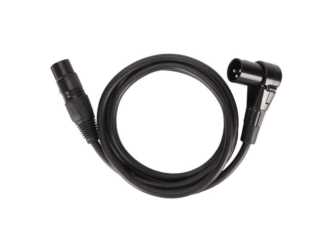 Cable De Micrófono Xlr Macho A Hembra, En Ángulo Recto, 3 Pines, Chapado En Plata, Ofc, Conductor Balanceado, 1,5 M