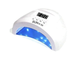Secador de uñas LED Sun 1s con 30 gránulos UV para post-esmaltado en gel, máquina de fototerapia GOKOCO de 48 W