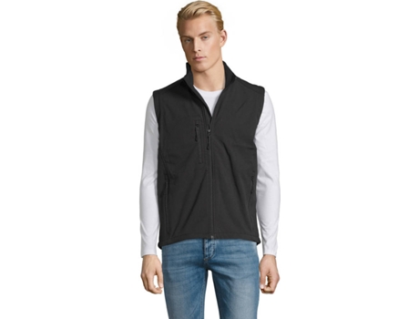 Chaleco Softshell Masculino SOLS Rallye Men Negro (L)
