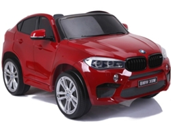 Nuevo BMW X6m, coche eléctrico de pasajeros con pintura roja B.active