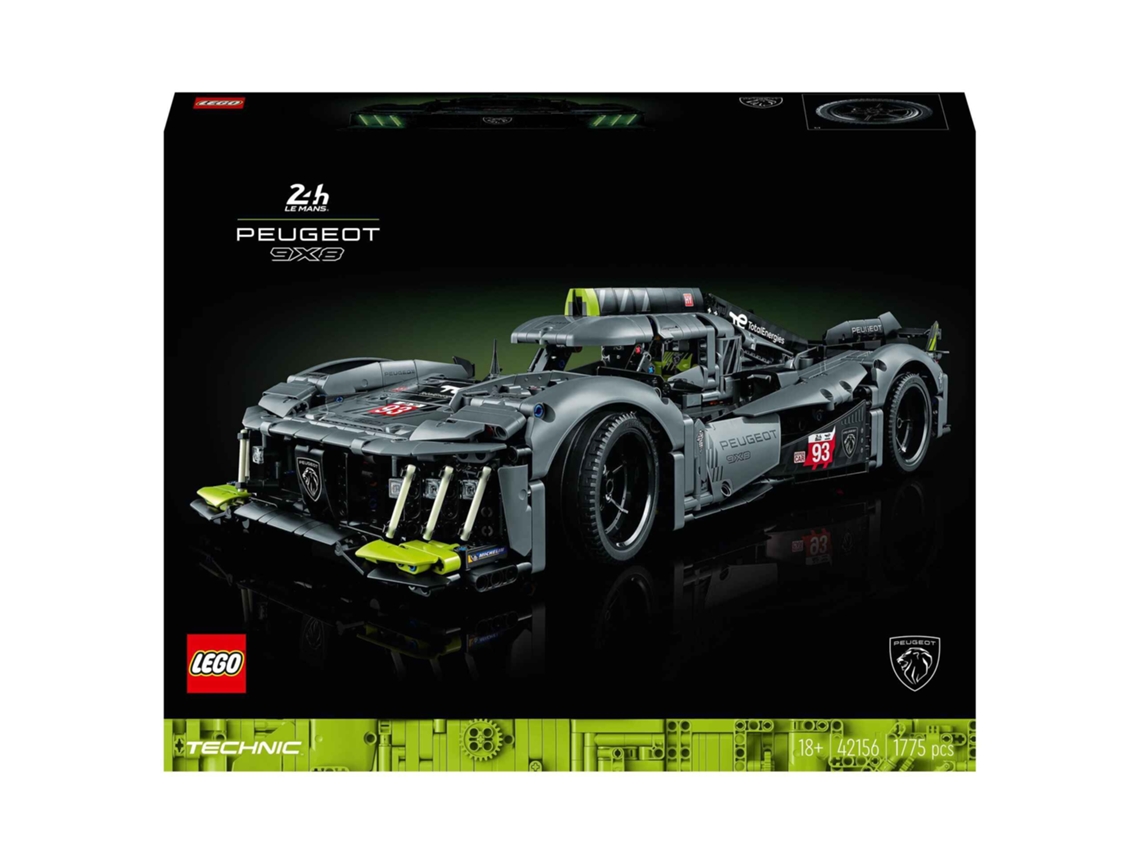 LEGO Technic: 42156 PEUGEOT 9X8 24H Le Mans Hybrid Hypercar (1775 peças)