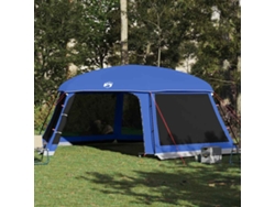 Tienda de piscina con mosquitera desmontable y paredes de malla.