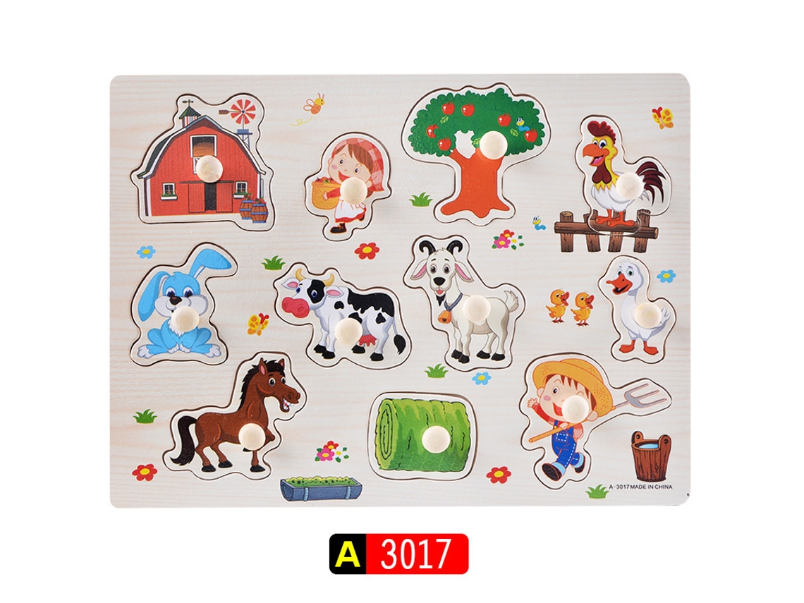 Juego de rompecabezas Digitallab AHC5 7 Animales en la Sabana (Edad mínima 3 años)