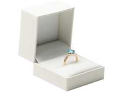 Caja De Joyas Blanca - Estuche Para Anillos