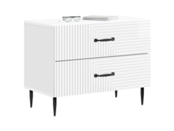 Maison Exclusive - Armario De Noche Con Cajón Brillante 62 X 34,5 X 47,5 Cm