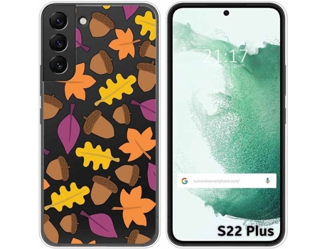 Carcasa Samsung Galaxy S22 Plus 5G TUMUNDOSMARTPHONE Dibujos Transparente Otoño Multicolor