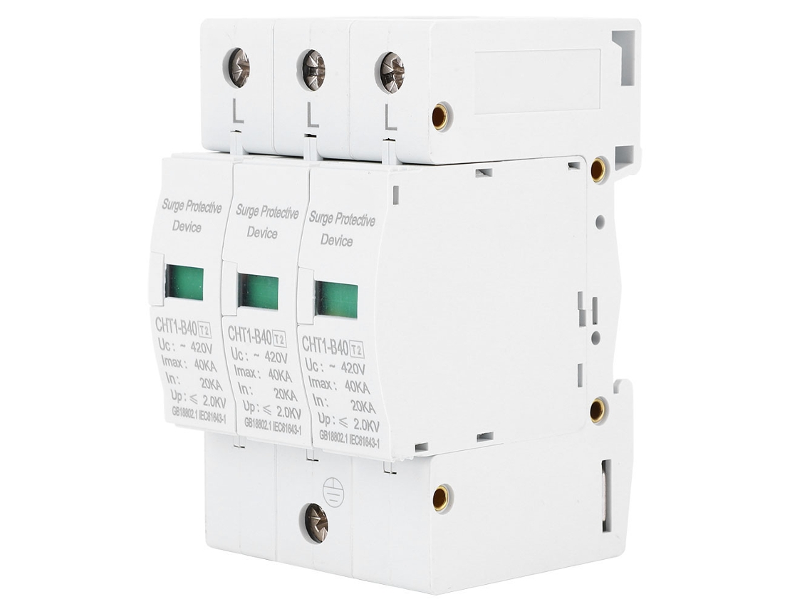 2026dz - Protector de sobrecarga 3p/40ka, pararrayos eléctrico, interruptor de protección de potencia, equipo eléctrico