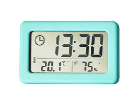 Reloj simple, ligero y delgado, reloj electrónico de temperatura y humedad, reloj conveniente