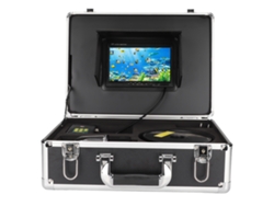 Cámara de pesca subacuática de 7 pulgadas, IP68, 36°, con 2 LED HD, portátil, UE