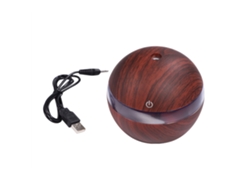 Humidificador ultrasónico de 300 ml con LED USB, difusor de aceite y purificador de aire frío para el hogar y la oficina.