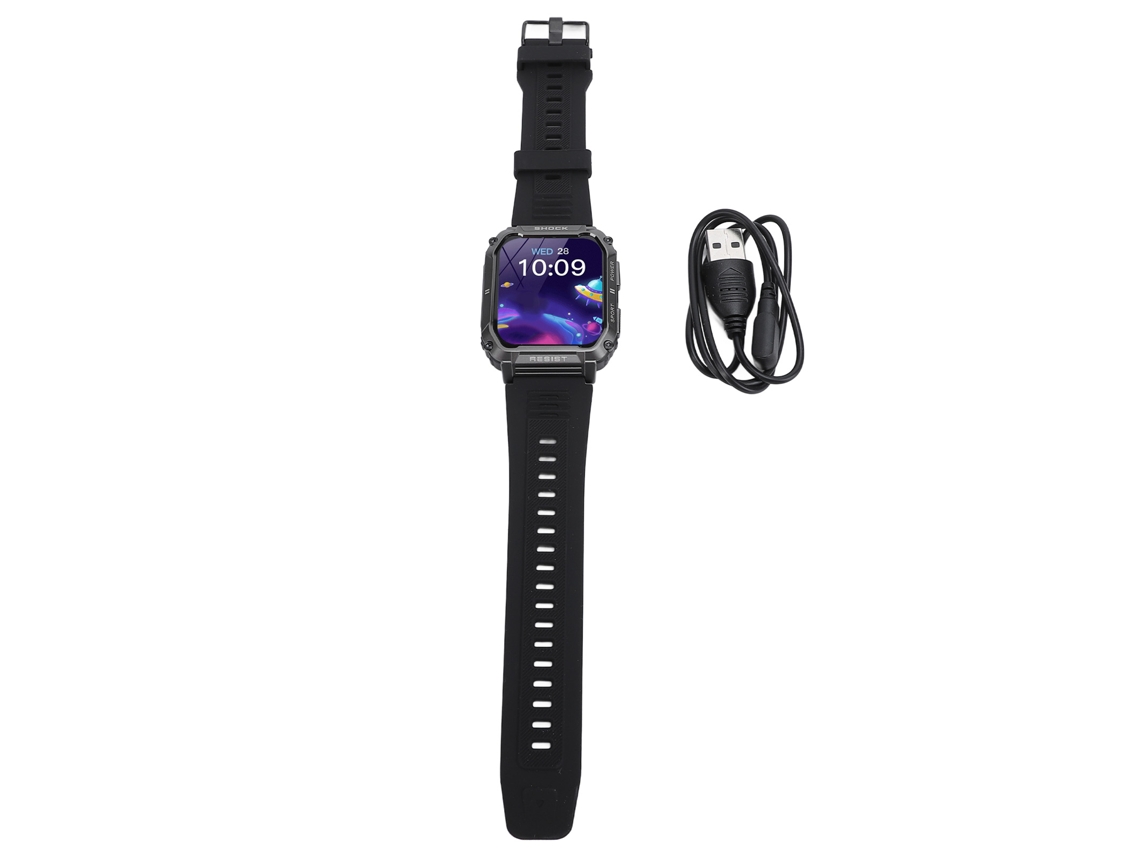 Reloj Deportivo Inteligente Multifuncional Con Batería De 800 Mah, Pantalla Táctil Completa, Resistente Al Agua, Para Hombres Y Mujeres.