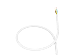 Cable Textil Eléctrico Blanco LEDKIA