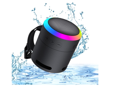 Altavoces Bluetooth portátiles Altavoz inalámbrico resistente al agua Altavoz pequeño de metal 5W Sonido cristalino durante mucho tiempo de BISBISO...