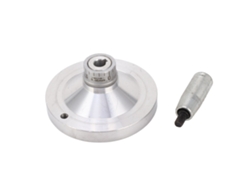 Manivela De Aluminio Con Escala De 0-1 Mm, 80 Mm De Diámetro, Con Vástago Para Mini Machos De Roscar 210 8x16 220x400 220x600 220x750
