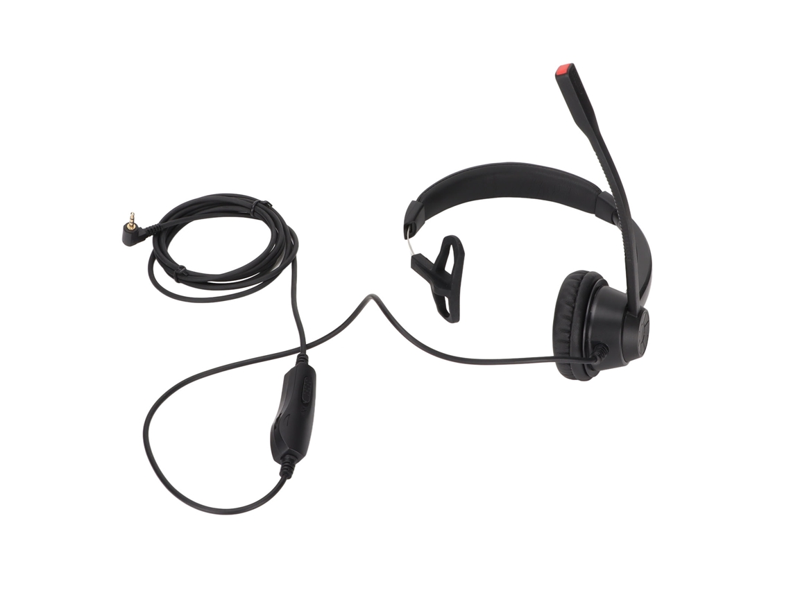 Auriculares Telefónicos Con Ajuste De Volumen, Micrófono Silenciado, Monoaurales, 2,5 Mm, Para