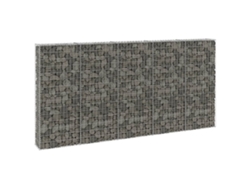 Muro De Gaviones Con Cubiertas Acero Galvanizado 300x30x150 Cm