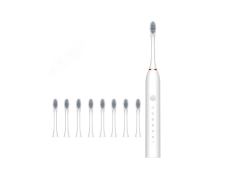 Cepillo de dientes eléctrico HHZ Ultrasonic 8 cabezales de cepillo