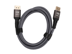 Cabo Displayport 2.1 16k 30hz 40gbps Hdr Dinâmico G Sync Freesync 1.5m Macho Para Macho