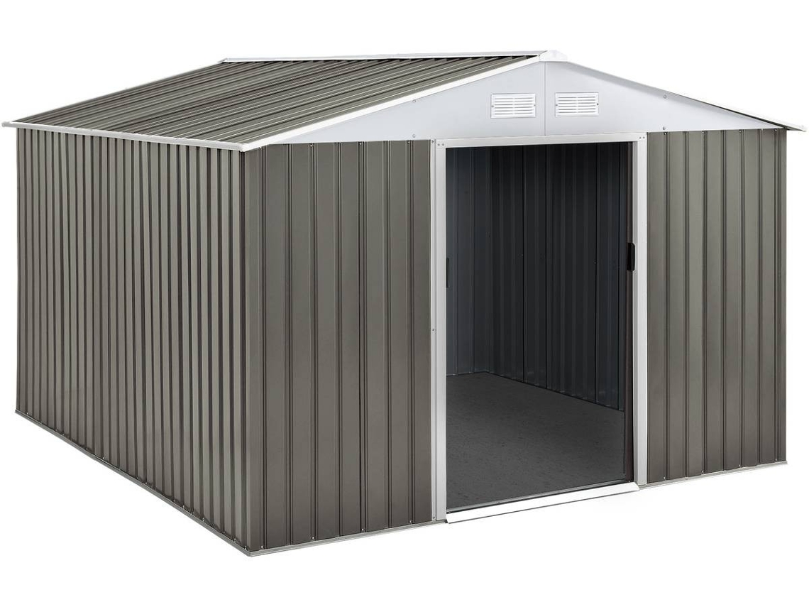 Caseta de Jardín de Metal HABITAT ET JARDIN Dallas (Metal - 3.19x2.77x2.02 M)