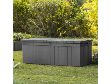 Caja de almacenamiento de exterior KETER Gris Polipropileno