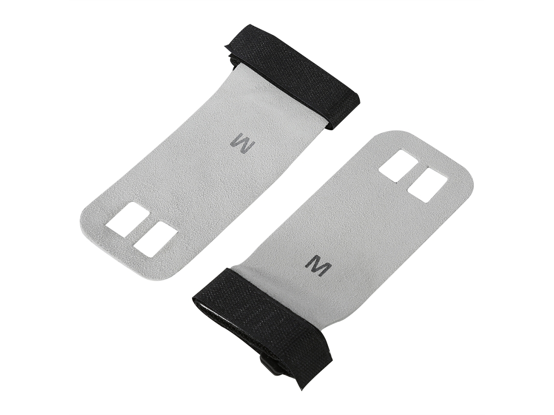 Guantes de cuero sintético Vylara con soporte para la muñeca para entrenamiento cruzado y levantamiento de pesas (m)