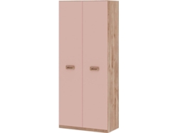 Armario MUEBLAM Roble Rosa Nube Melamina (99x232x50 cm)