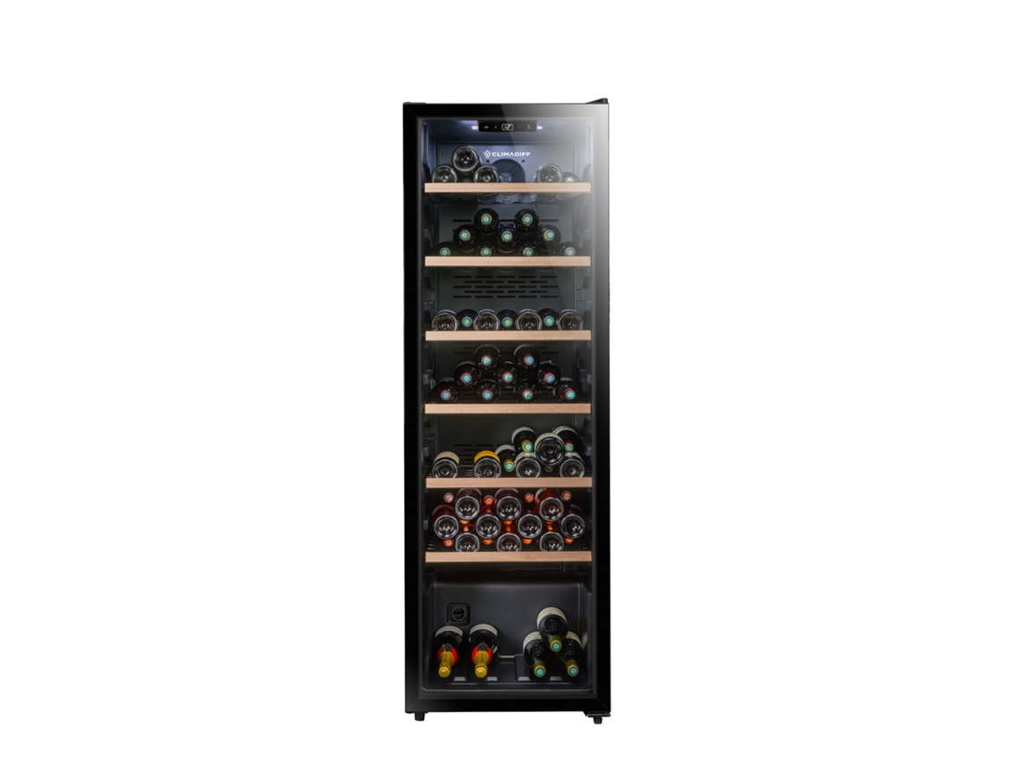 Vinoteca CLIMADIFF Cpw147 (147 Garrafas - 167 cm - Negro)