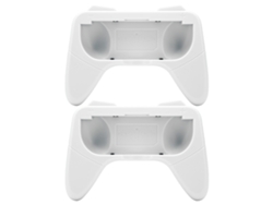 Kit De Empuñadura Ergonómica Resistente Al Desgaste Con 2 Almohadillas Protectoras Para Controlador Oled De Switch